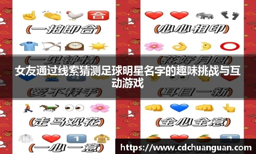 女友通过线索猜测足球明星名字的趣味挑战与互动游戏